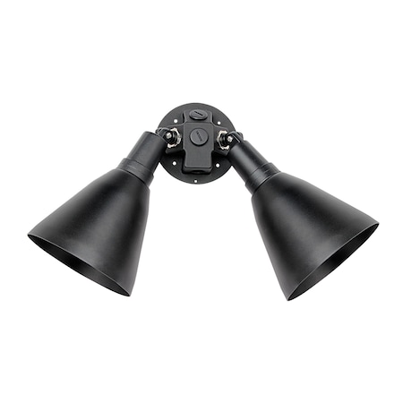Maxim Lighting Spots 2-Light 17.75" Wide Black Outdoor Wall Sconce 92006BK
